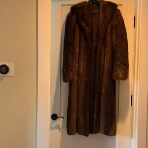Luxurious fur coat-  full length beaver
